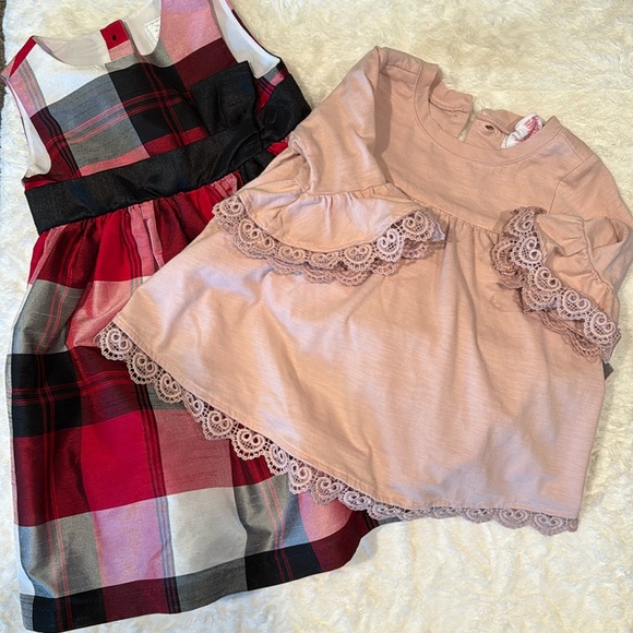 Christmas/Holiday Girls Gymboree dress and Savannah tunic Sz 3T - Picture 1 of 10